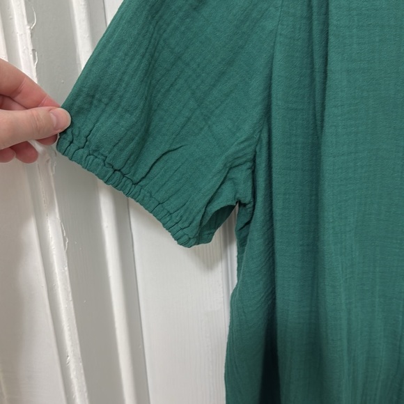 J.Crew factory Teal Button-Up Shirt - Picture 4 of 4